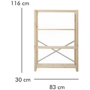 ABC Classic Abc Grundreol, Hxbxd: 116x83x30 Cm, Natur