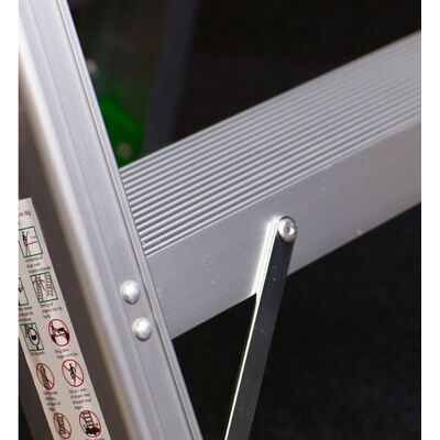 Alulock Enkeltstige Med 80 Mm Dybe Trin - Arbejdshøjde 4 M Alulock Enkeltstige Med 80 Mm Dybe Trin - Arbejdshøjde 4 M