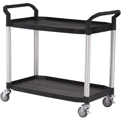 Lomax Rullebord I Plast - 2 Hylder, 110x52x95 Cm Lomax Rullebord I Plast - 2 Hylder, 110x52x95 Cm