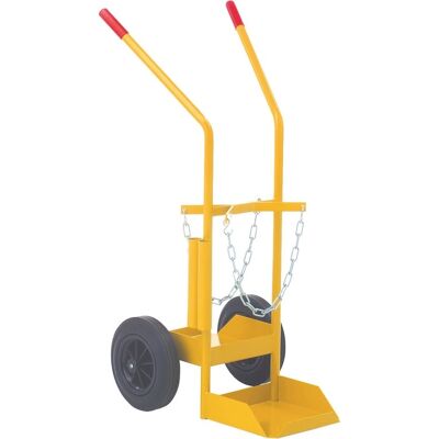 Ravendo Gasflaskevogn 2 Flasker, Massive Hjul Ravendo Gasflaskevogn 2 Flasker, Massive Hjul