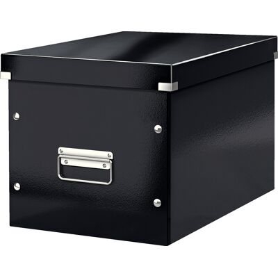 Leitz Click & Store Boks Cube L Sort Leitz Click & Store Boks Cube L Sort