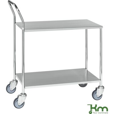 Kongamek Serveringsvogn 2 Hylder,84x43x97 Cm Kongamek Serveringsvogn 2 Hylder,84x43x97 Cm
