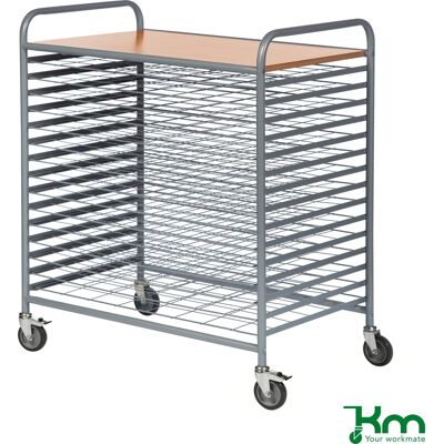Kongamek Tørrevogn - 15 Hylder, 950x600x1120, 100 Kg Kongamek Tørrevogn - 15 Hylder, 950x600x1120, 100 Kg