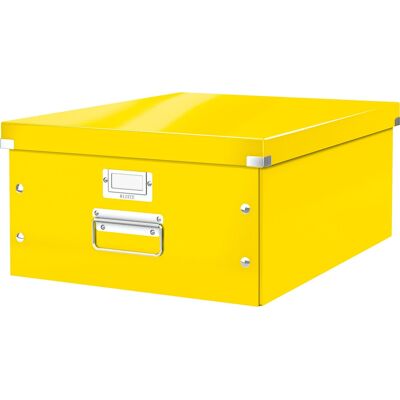 Leitz Click & Store Boks L Gul Leitz Click & Store Boks L Gul