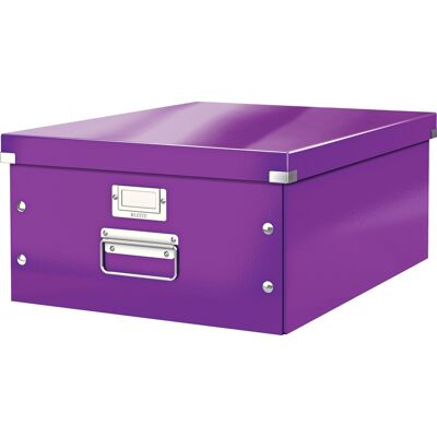 Leitz Click & Store Boks L Lilla Leitz Click & Store Boks L Lilla
