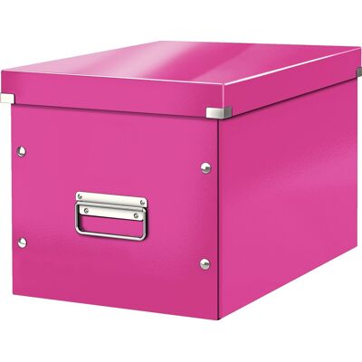 Leitz Click & Store Boks Cube L Pink Leitz Click & Store Boks Cube L Pink