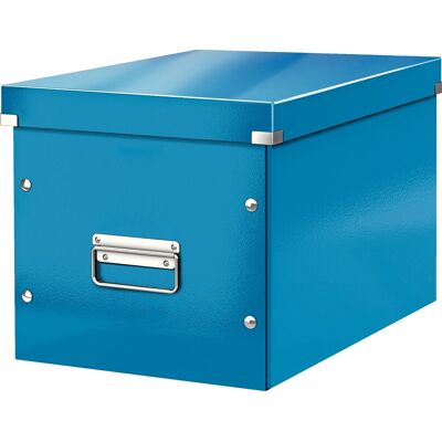 Leitz Click & Store Boks Cube L Blå Leitz Click & Store Boks Cube L Blå