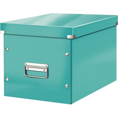 Leitz Click & Store Boks Cube L Isblå Leitz Click & Store Boks Cube L Isblå
