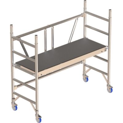 Alulock Foldestillads 75 X 180 Cm - Højde 1,40 M Alulock Foldestillads 75 X 180 Cm - Højde 1,40 M