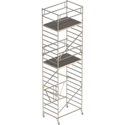 Alulock Foldestillads 135 X 180 (Gelænder) - Højde 5,65 M Alulock Foldestillads 135 X 180 (Gelænder) - Højde 5,65 M