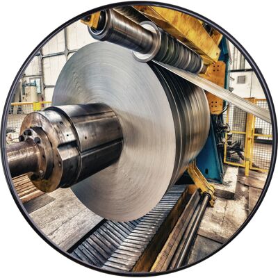 Dancop Industrispejl Rundt, Inde/ude, Akryl, 40 Cm Dancop Industrispejl Rundt, Inde/ude, Akryl, 40 Cm