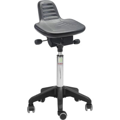 Global Alfa Ståstøttestol, Sort, 61-80 Cm, Hjul Global Alfa Ståstøttestol, Sort, 61-80 Cm, Hjul