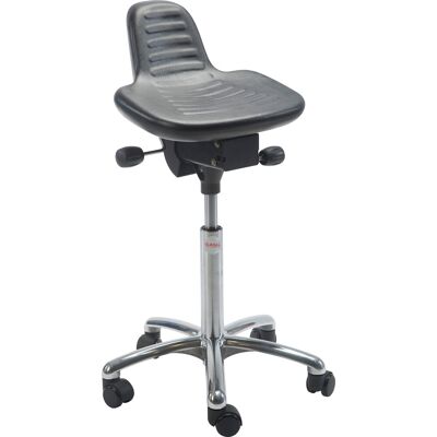 Global Alfa Ståstøttestol, Sort, 56-75 Cm, Alu, Hjul Global Alfa Ståstøttestol, Sort, 56-75 Cm, Alu, Hjul