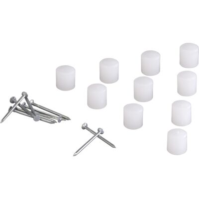 Elfa Hyldestift Til Hylde, 10 Stk, Hvid Elfa Hyldestift Til Hylde, 10 Stk, Hvid
