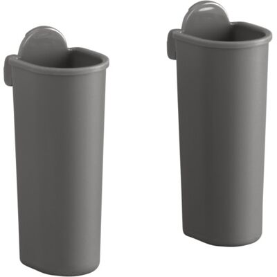 Elfa Cylinder, 2 Stk, Mat Grå Elfa Cylinder, 2 Stk, Mat Grå