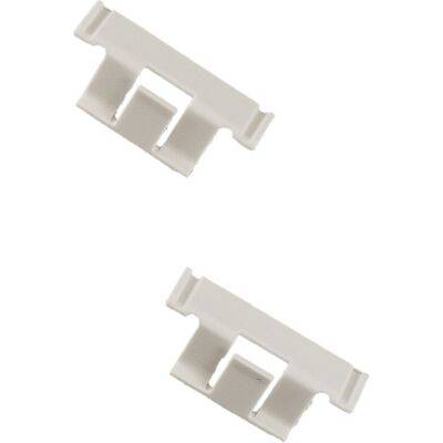 Elfa Decor Kabelclips T/metalhylde, Mat Hvid, 2stk Elfa Decor Kabelclips T/metalhylde, Mat Hvid, 2stk