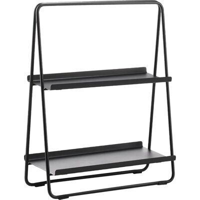 Zone Bord Reol, M/2 Hylder, 43 X 23 X 58cm, Sort Zone Bord Reol, M/2 Hylder, 43 X 23 X 58cm, Sort