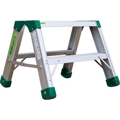 Alulock Arbejdsbuk 2 Trin, Platform 60x24 Cm Alulock Arbejdsbuk 2 Trin, Platform 60x24 Cm