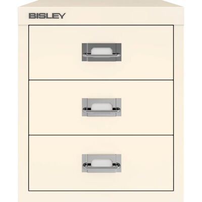 Bisley Multidrawer Skuffeskab, 3 Skuffer, Hvid Bisley Multidrawer Skuffeskab, 3 Skuffer, Hvid