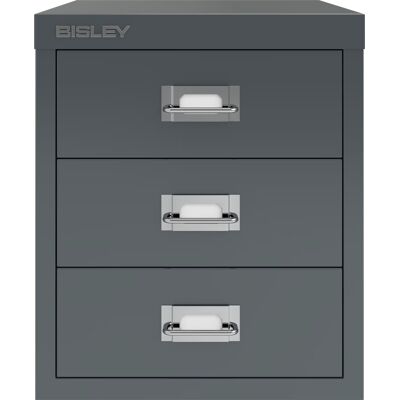 Bisley Multidrawer Skuffeskab, 3 Skuffer, Antracit Bisley Multidrawer Skuffeskab, 3 Skuffer, Antracit