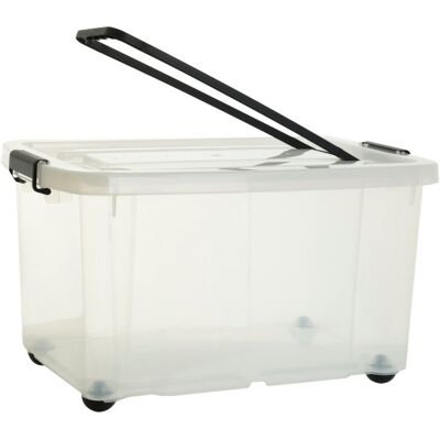 Plast Team Basic Rollerbox, 50 L, 593x393x342, Klar Plast Team Basic Rollerbox, 50 L, 593x393x342, Klar