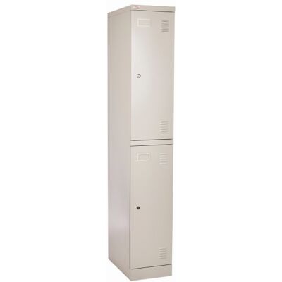 Lomax Garderobeskab 2 Døre, Grå, H180xb30xd50 Lomax Garderobeskab 2 Døre, Grå, H180xb30xd50