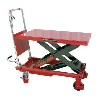 Lomax Mobilt Løftebord Med Fodpumpe, 500 Kg, 340-900 Mm Lomax Mobilt Løftebord Med Fodpumpe, 500 Kg, 340-900 Mm