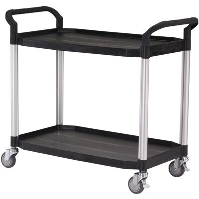 Lomax Rullebord I Plast - 2 Hylder, 110x52x95 Cm Lomax Rullebord I Plast - 2 Hylder, 110x52x95 Cm