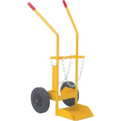 Ravendo Gasflaskevogn 2 Flasker, Massive Hjul Ravendo Gasflaskevogn 2 Flasker, Massive Hjul