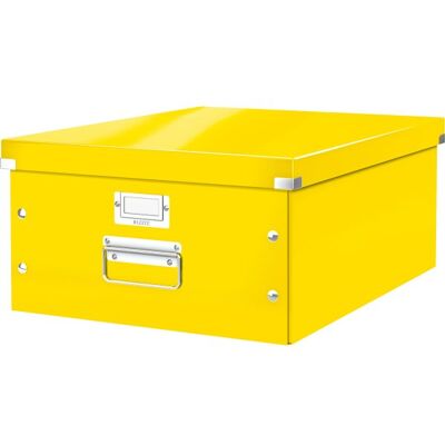 Leitz Click & Store Boks L Gul Leitz Click & Store Boks L Gul
