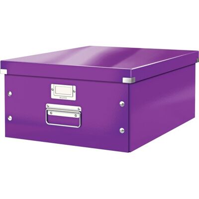 Leitz Click & Store Boks L Lilla Leitz Click & Store Boks L Lilla