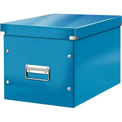 Leitz Click & Store Boks Cube L Blå Leitz Click & Store Boks Cube L Blå