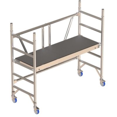 Alulock Foldestillads 75 X 180 Cm - Højde 1,40 M Alulock Foldestillads 75 X 180 Cm - Højde 1,40 M