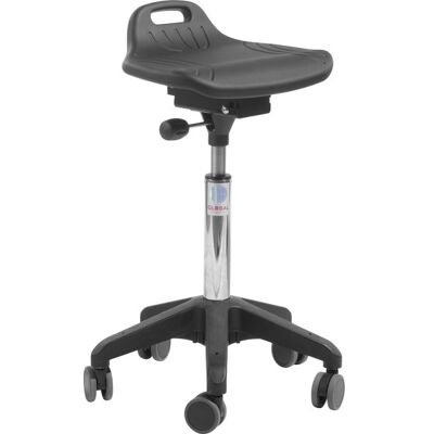 Global Omega Ståstøttestol, Sort, 60-79 Cm, Hjul Global Omega Ståstøttestol, Sort, 60-79 Cm, Hjul