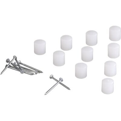 Elfa Hyldestift Til Hylde, 10 Stk, Hvid Elfa Hyldestift Til Hylde, 10 Stk, Hvid