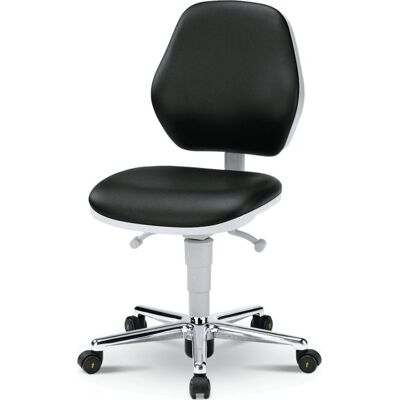 Global Renrum Arbejdsstol, Sort, Esd Kunstlæder, 47-61 Cm Global Renrum Arbejdsstol, Sort, Esd Kunstlæder, 47-61 Cm