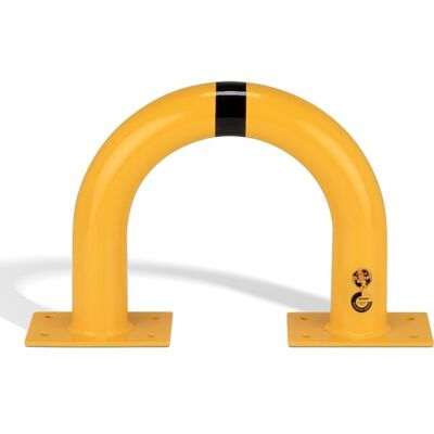 Dancop Påkørselsværn, Pulverlakeret, Ø76, 350x420 Mm Dancop Påkørselsværn, Pulverlakeret, Ø76, 350x420 Mm