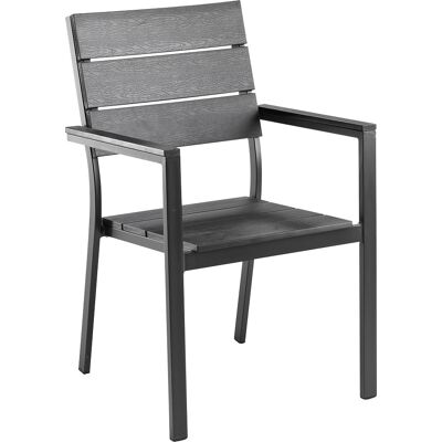 Outfit Lise Havestol I Sort Med Aluminium Stel Outfit Lise Havestol I Sort Med Aluminium Stel