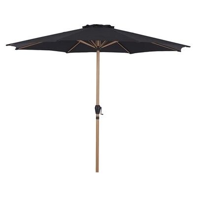 Schou Felix Parasoll 3m Sort Teak Schou Felix Parasoll 3m Sort Teak