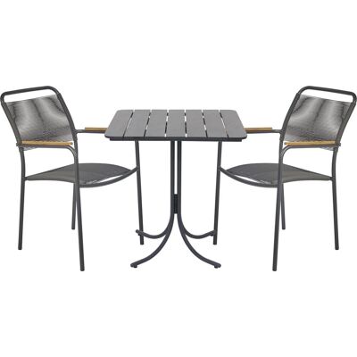 Mandalay Pure Cafésæt L.67 M/2 Verona M. Teak Armlæn Mandalay Pure Cafésæt L.67 M/2 Verona M. Teak Armlæn