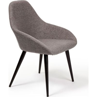 Lomax Bello Loungestol Grå Med Sort Ben Lomax Bello Loungestol Grå Med Sort Ben
