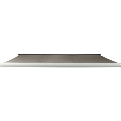 Outfit Liana Markise M/motor, 480x300 Cm, Taupe/hvid Outfit Liana Markise M/motor, 480x300 Cm, Taupe/hvid