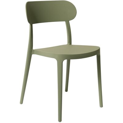 Lomax Haiti Havestol, Plast, Uv, Stabelbar, Olivengrøn Lomax Haiti Havestol, Plast, Uv, Stabelbar, Olivengrøn