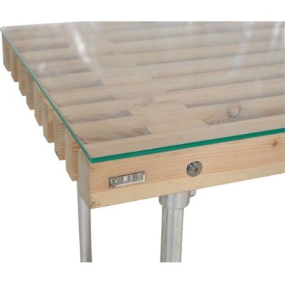 PLUS Glasplade M/poleret Kant 137,5x75,5 Cm, 6mm PLUS Glasplade M/poleret Kant 137,5x75,5 Cm, 6mm