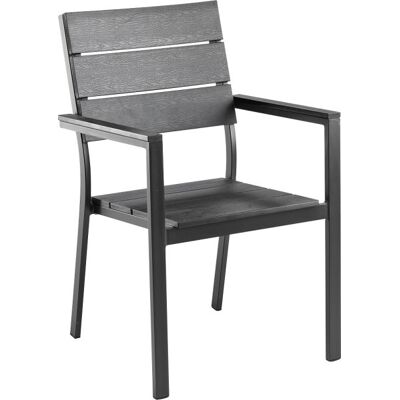 Outfit Lise Havestol I Sort Med Aluminium Stel Outfit Lise Havestol I Sort Med Aluminium Stel