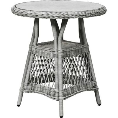 Qfplus - Rund ratansbord - 69cm - Havebord Qfplus - Rund ratansbord - 69cm - Havebord