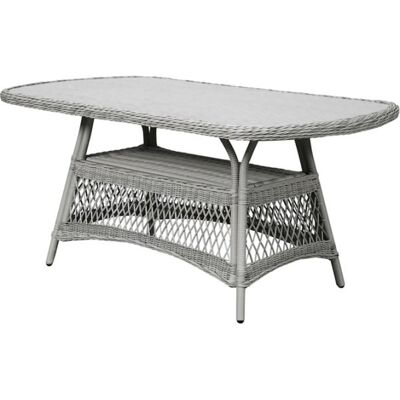 Vila Hven Havebord Inkl. Glasplade 165x95 Cm, Sand Vila Hven Havebord Inkl. Glasplade 165x95 Cm, Sand