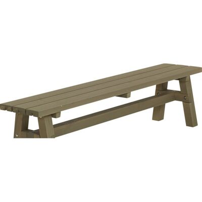 Plus Country Plankebænk, 177x38x44, Gråbrun Plus Country Plankebænk, 177x38x44, Gråbrun