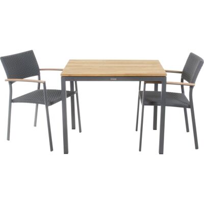 Mandalay Toscana Havemøbel - Teak & Aluminium - 65cm Mandalay Toscana Havemøbel - Teak & Aluminium - 65cm