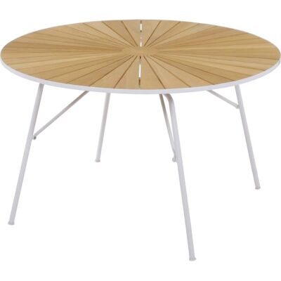 Mandalay Marguerit Havebord Ø120 Cm, Hvid Mandalay Marguerit Havebord Ø120 Cm, Hvid